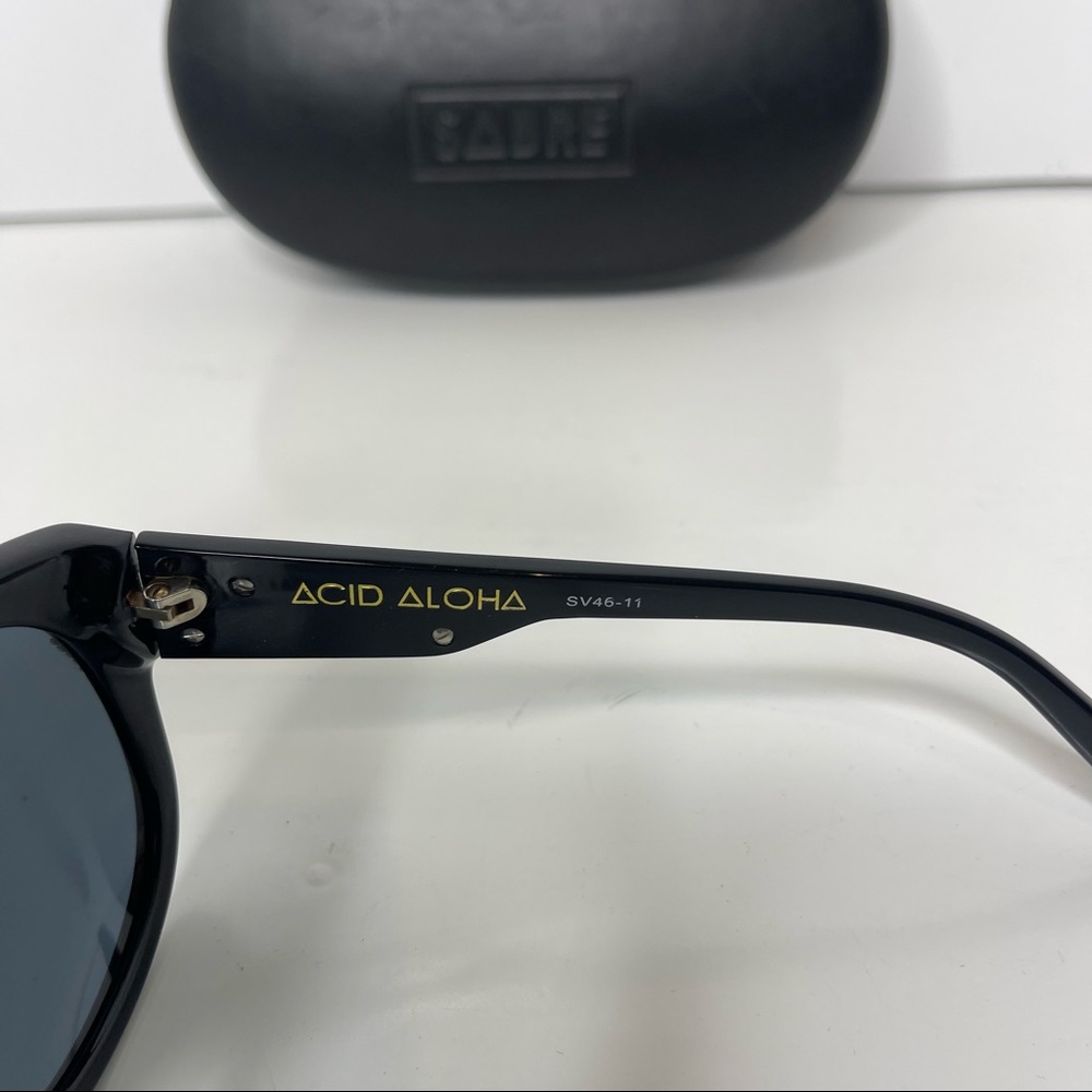 SABRE Black Sunglasses Acid Aloha - Picture 4 of 7